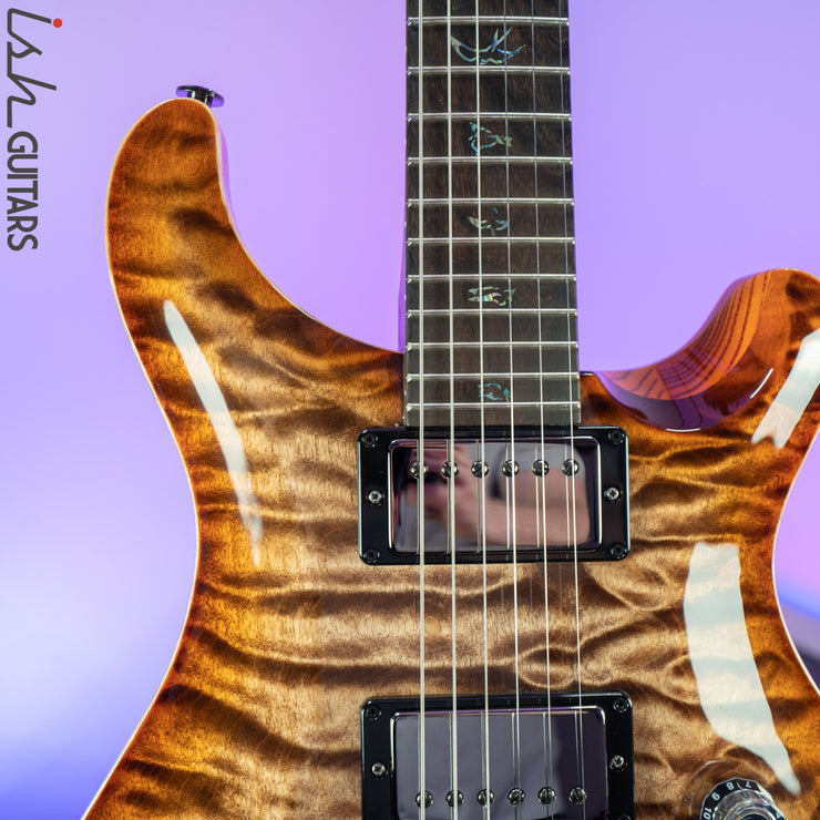 PRS Custom 24 Wood Library Autumn Sky One Piece Quilt 10 Top