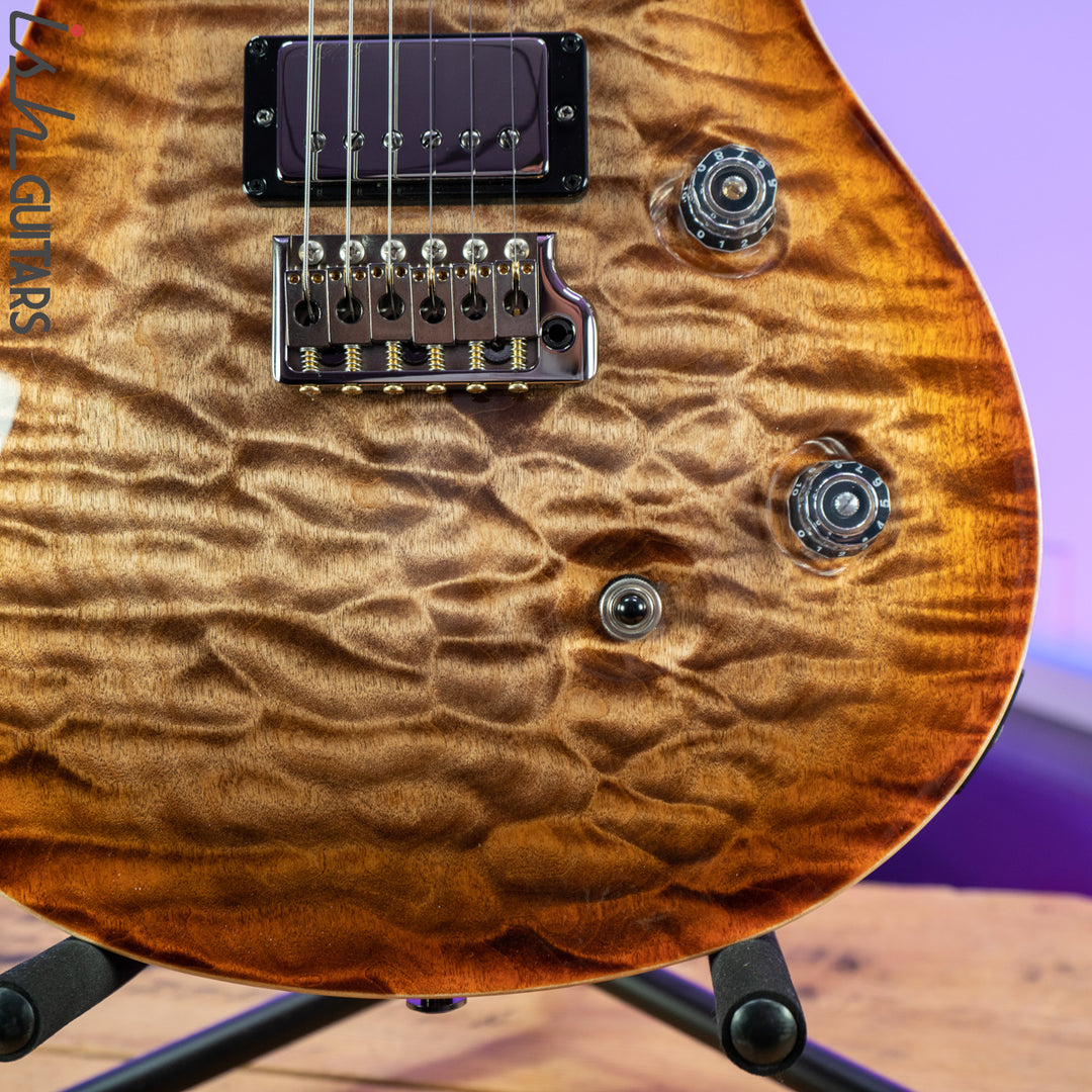 PRS Custom 24 Wood Library Autumn Sky One Piece Quilt 10 Top