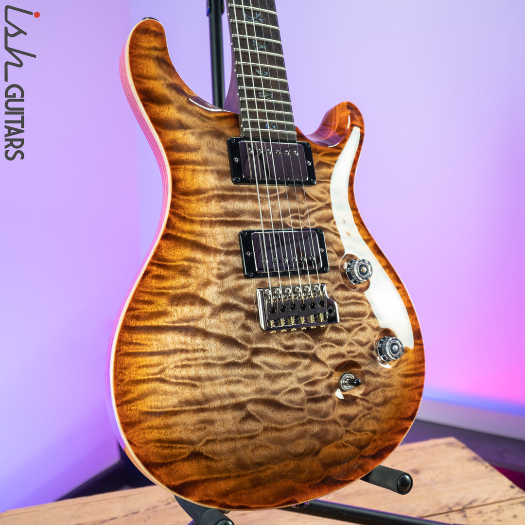 PRS Custom 24 Wood Library Autumn Sky One Piece Quilt 10 Top