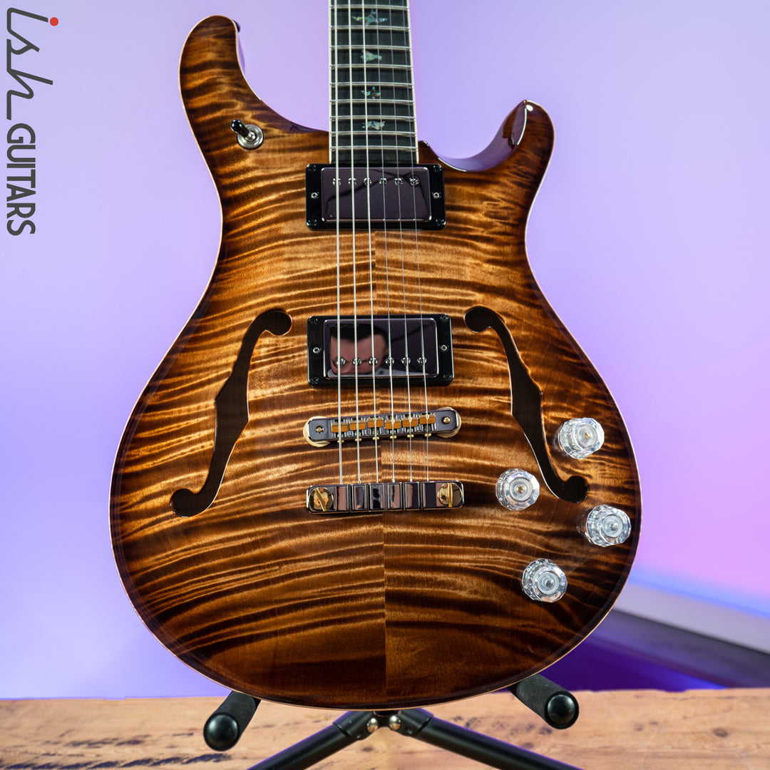PRS McCarty 594 Hollowbody II Wood Library Copperhead Burst 10 Top