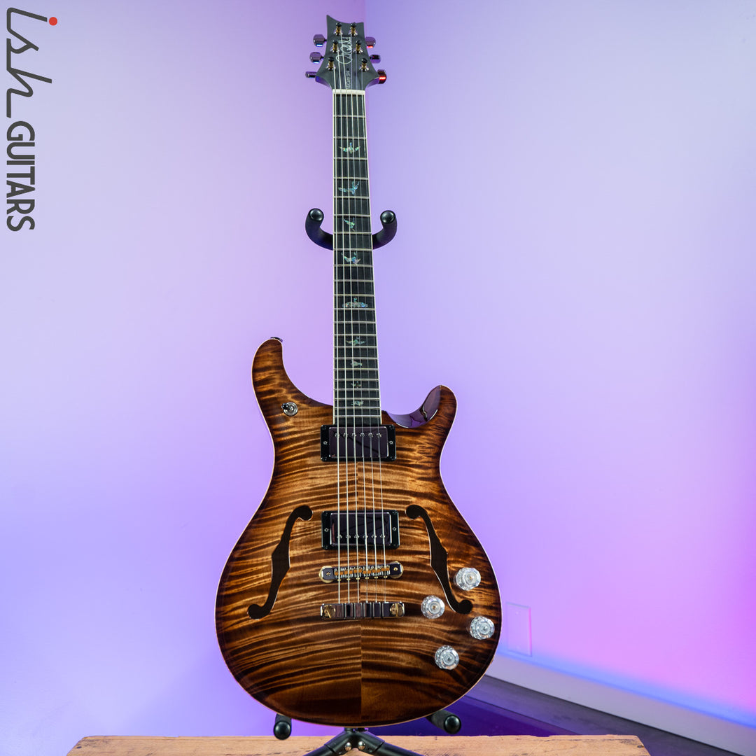 PRS McCarty 594 Hollowbody II Wood Library Copperhead Burst 10 Top
