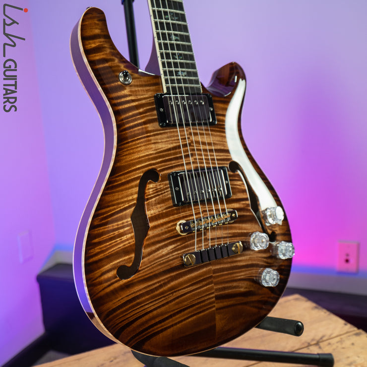 PRS McCarty 594 Hollowbody II Wood Library Copperhead Burst 10 Top