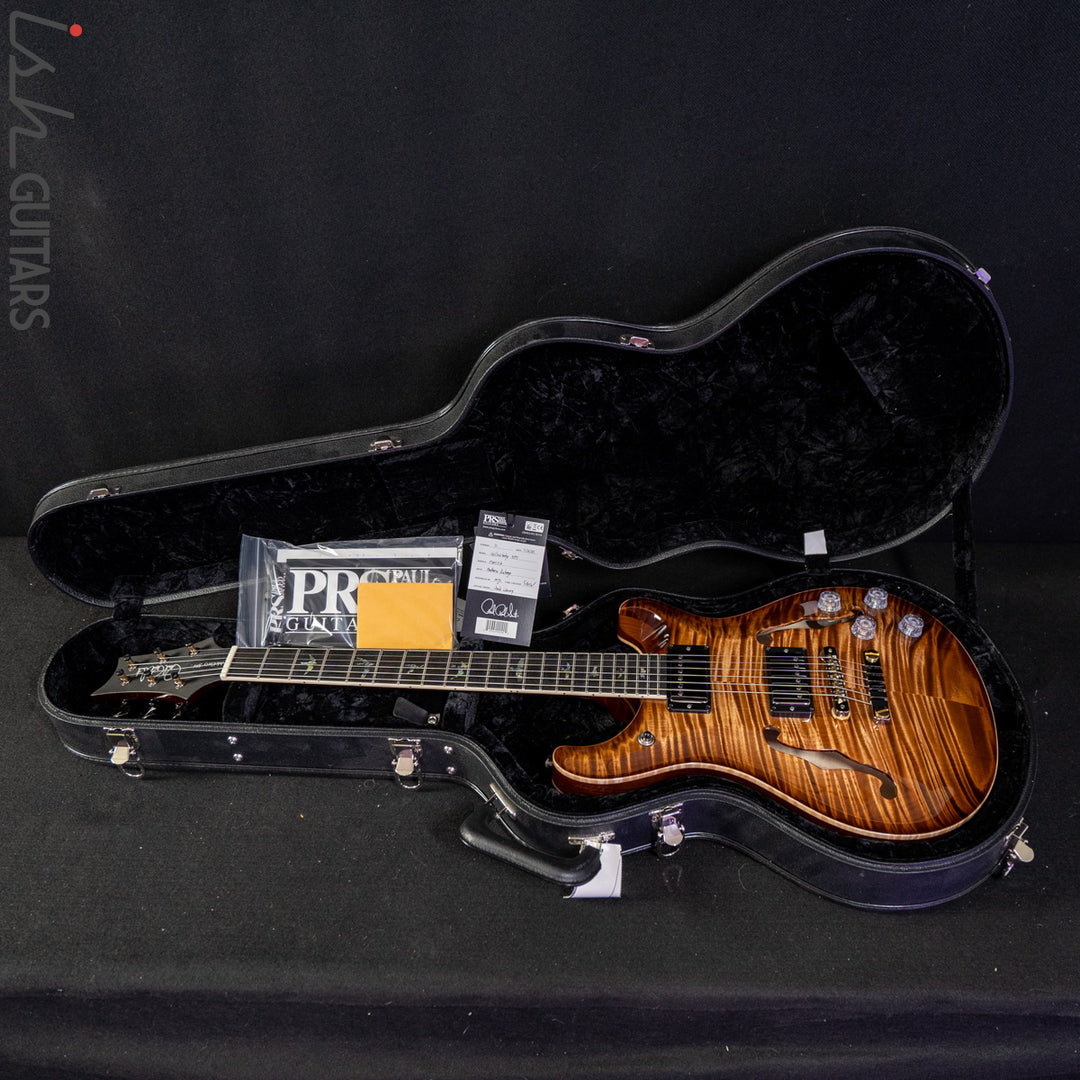 PRS McCarty 594 Hollowbody II Wood Library Copperhead Burst 10 Top