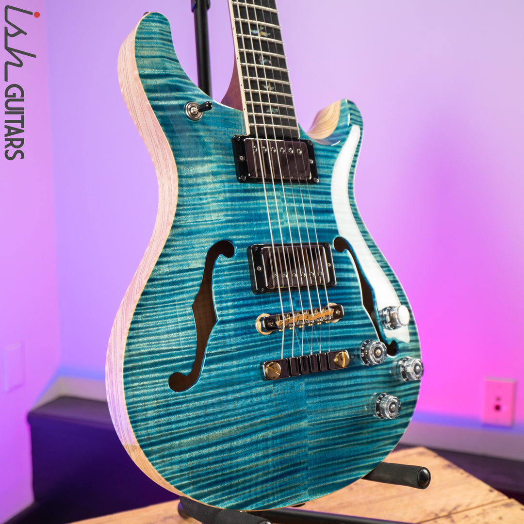 PRS McCarty 594 Hollowbody II Wood Library Aquableux 10 Top