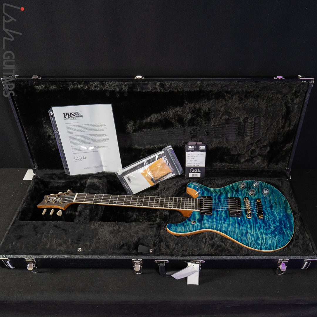 PRS McCarty 594 Wood Library River Blue 10 Top Quilt