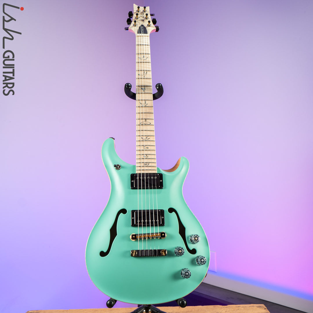 PRS McCarty 594 Hollowbody II Wood Library Seafoam Green Satin