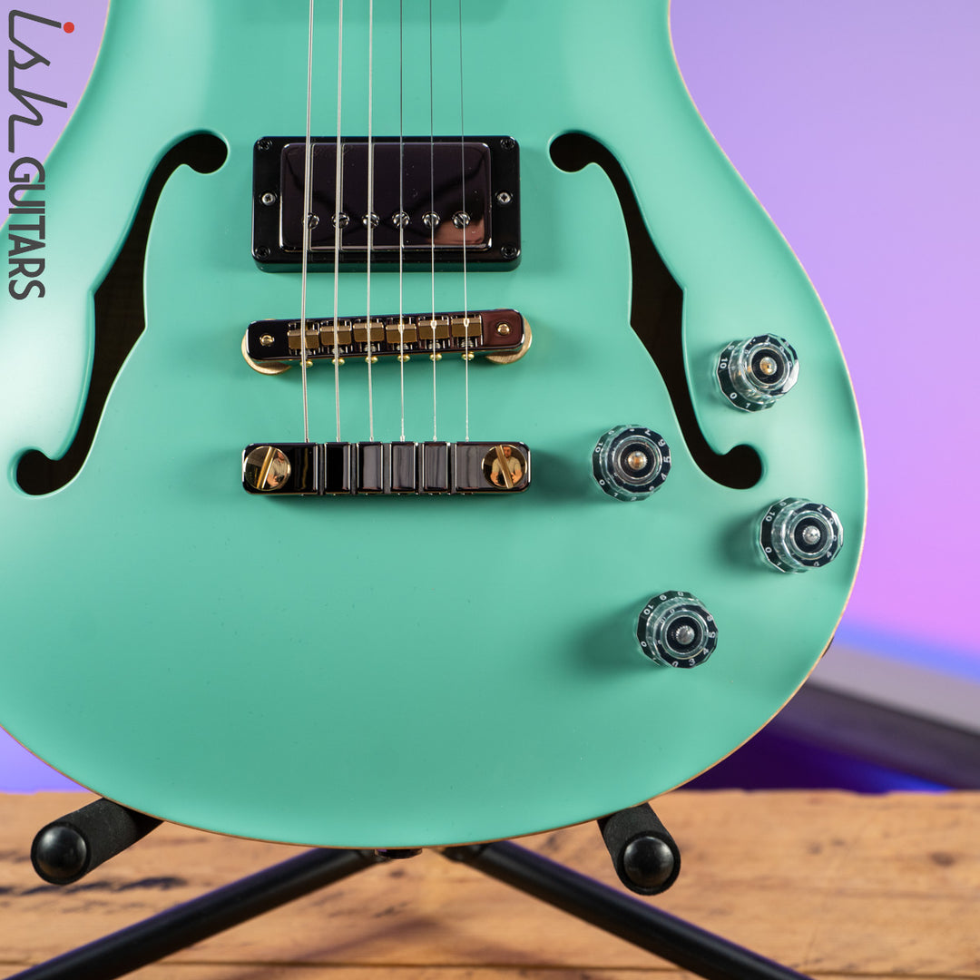 PRS McCarty 594 Hollowbody II Wood Library Seafoam Green Satin