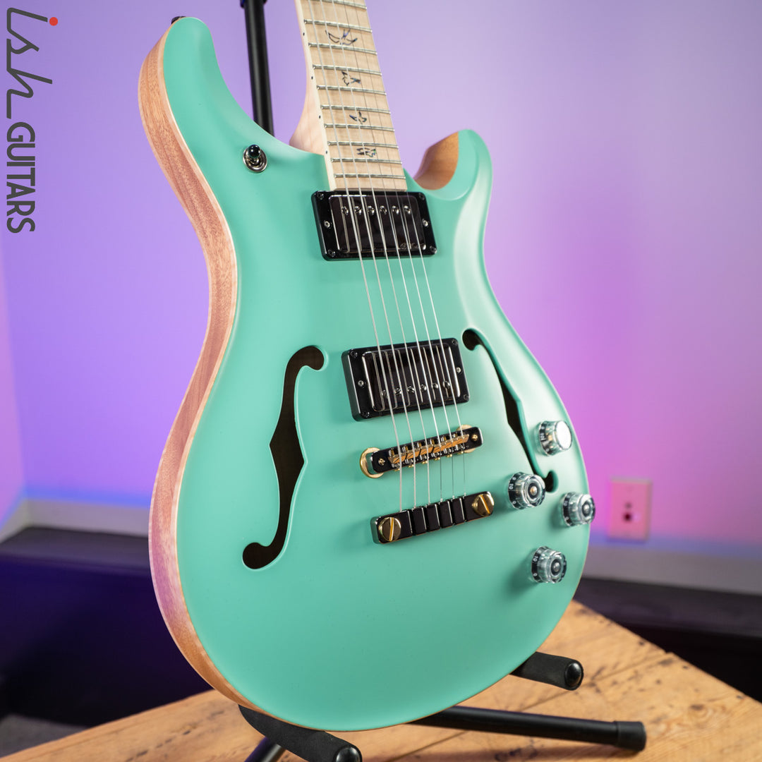 PRS McCarty 594 Hollowbody II Wood Library Seafoam Green Satin