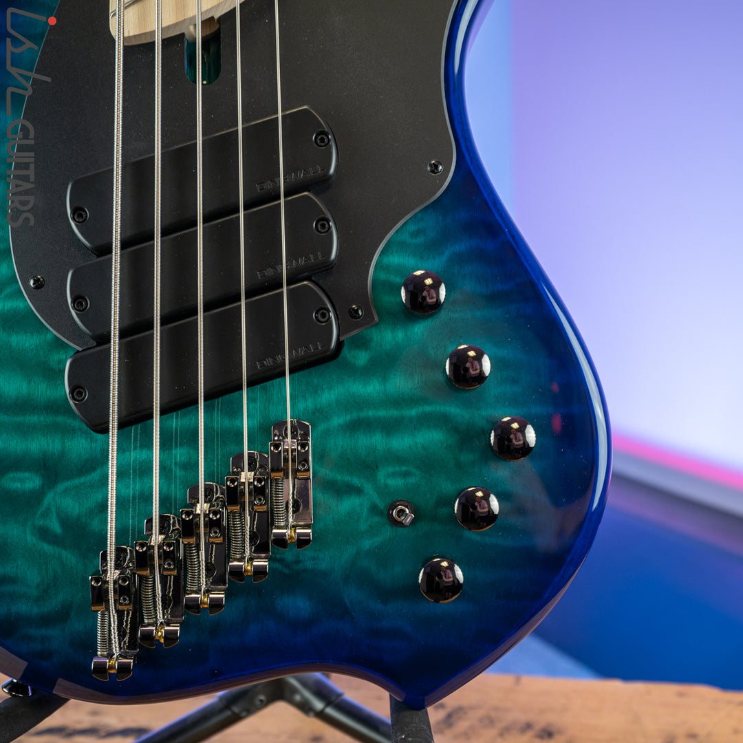 Dingwall Combustion 5-String 3 Pickup Whalepool Burst