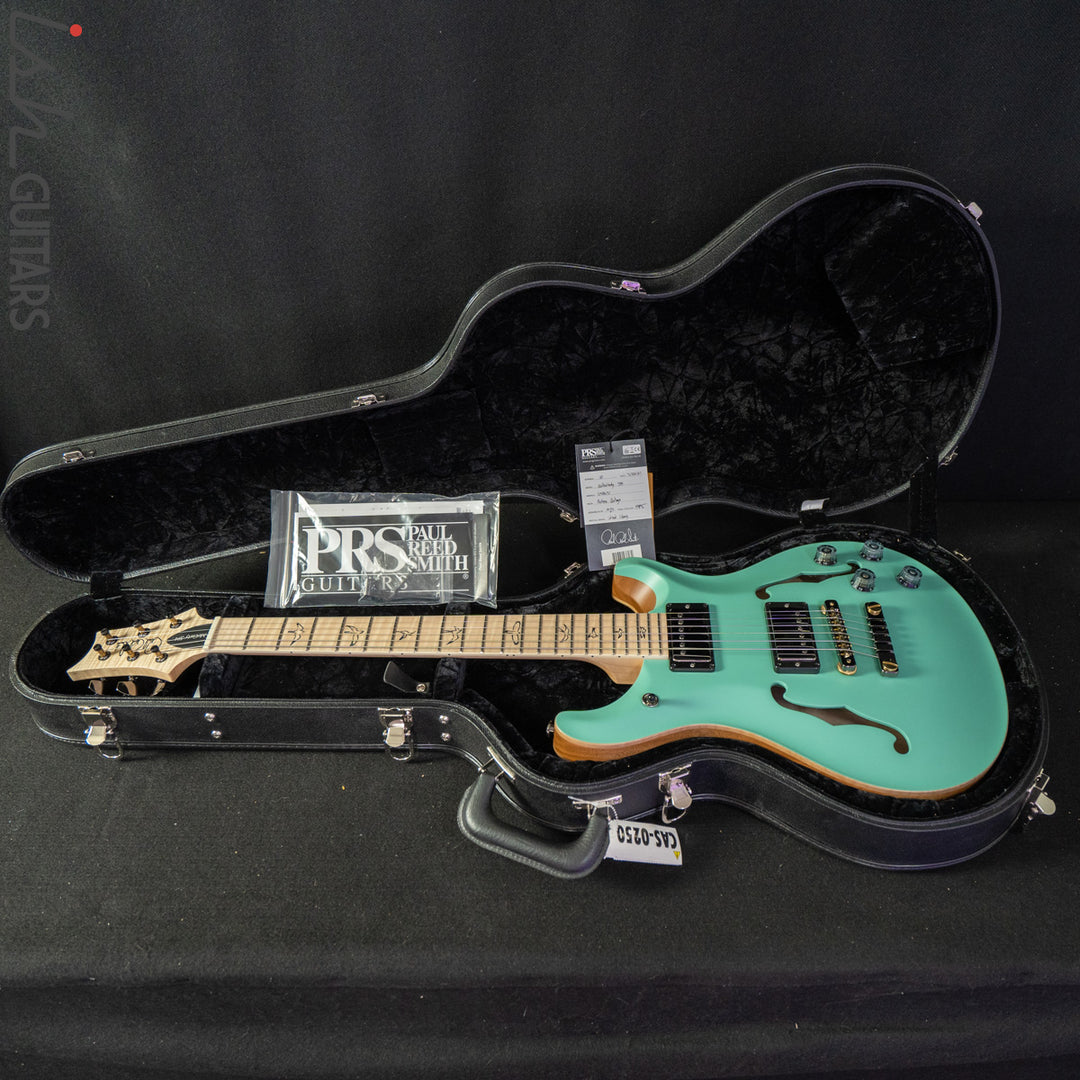 PRS McCarty 594 Hollowbody II Wood Library Seafoam Green Satin