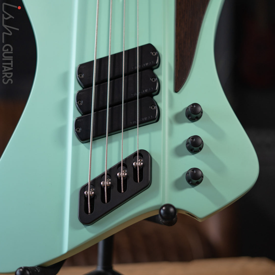 Dingwall D-Roc Custom 4-String Bass Wenge Neck Surf Green Matte