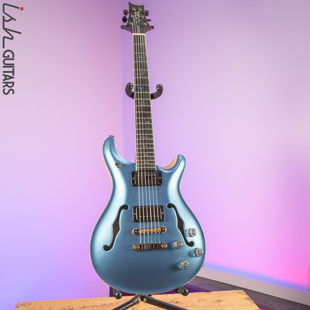 PRS McCarty 594 Hollowbody II Wood Library Frost Blue Metallic Satin