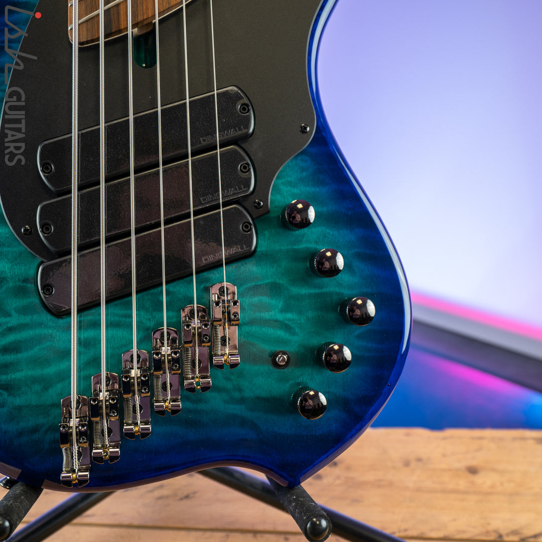 Dingwall Combustion 6-String 3 Pickup Whalepool Burst B-Stock