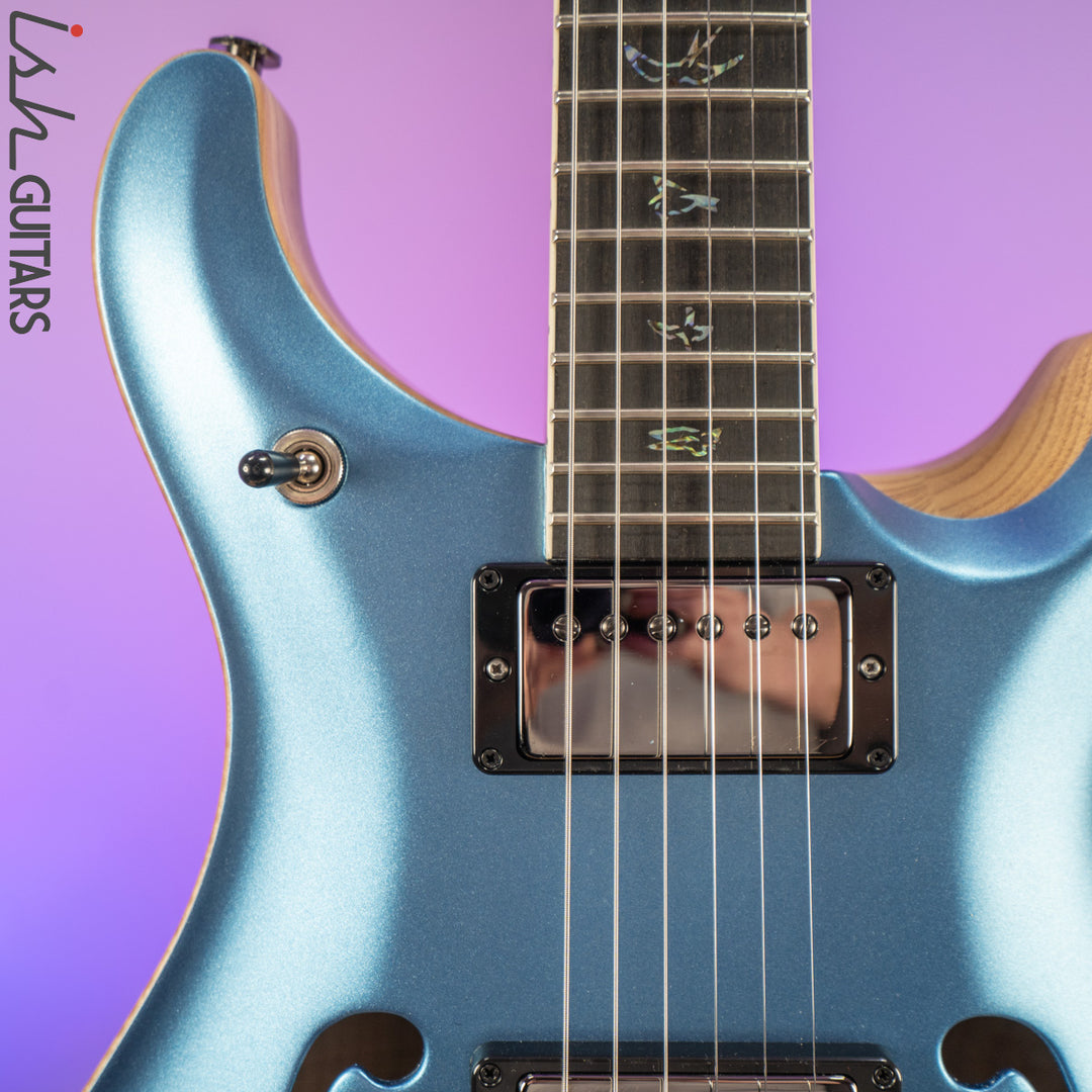 PRS McCarty 594 Hollowbody II Wood Library Frost Blue Metallic Satin