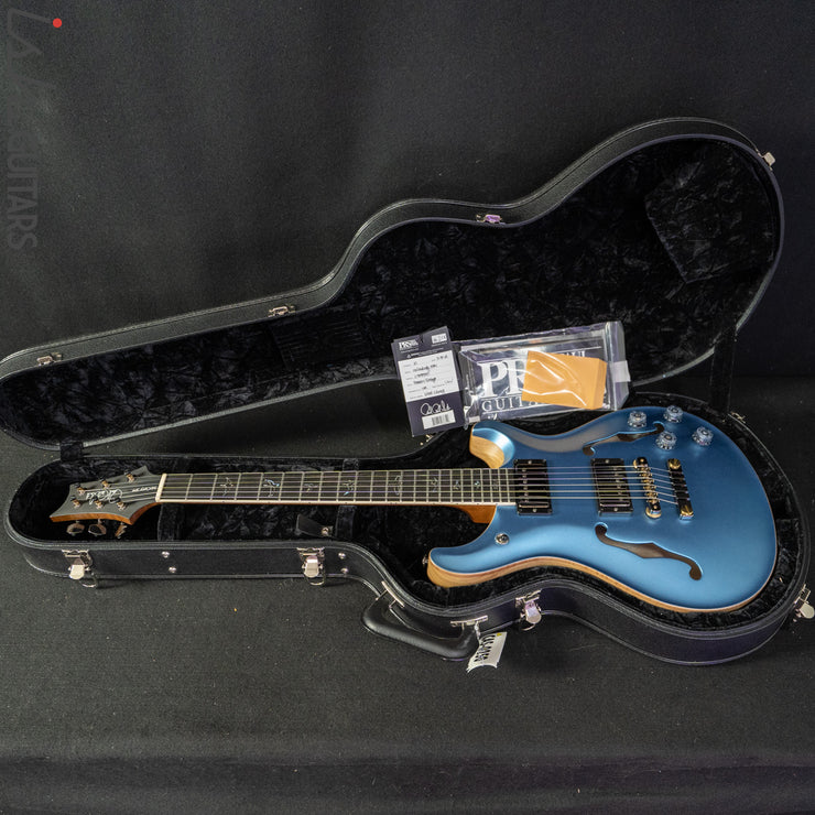 PRS McCarty 594 Hollowbody II Wood Library Frost Blue Metallic Satin