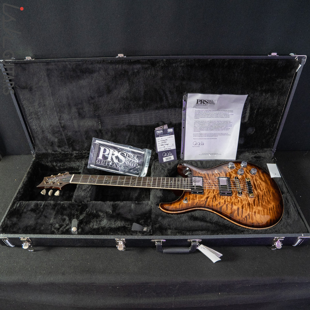 PRS McCarty 594 Wood Library Copperhead Burst 10 Top