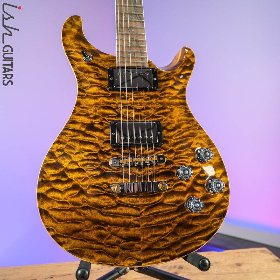 PRS McCarty 594 Wood Library Yellow Tiger 10 Top Quilt