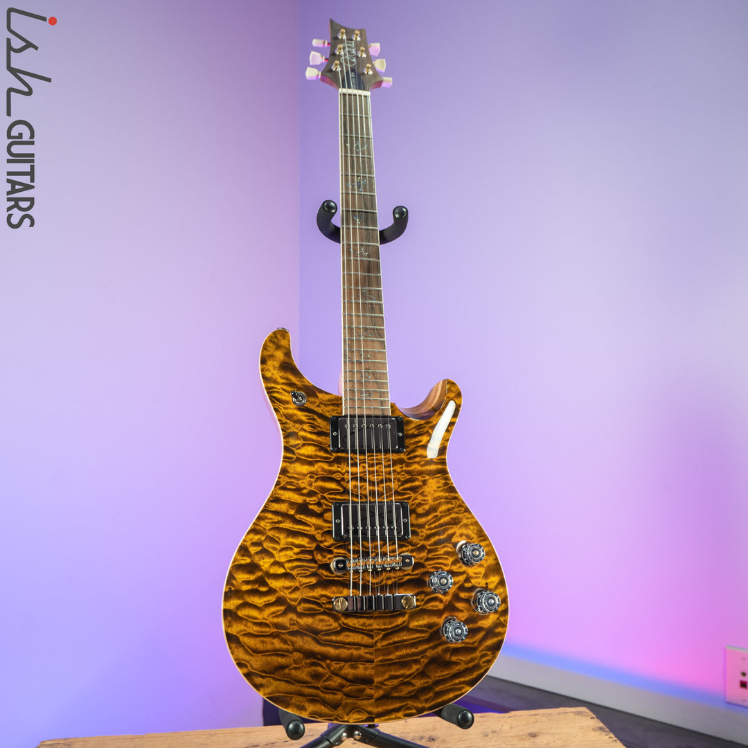 PRS McCarty 594 Wood Library Yellow Tiger 10 Top Quilt