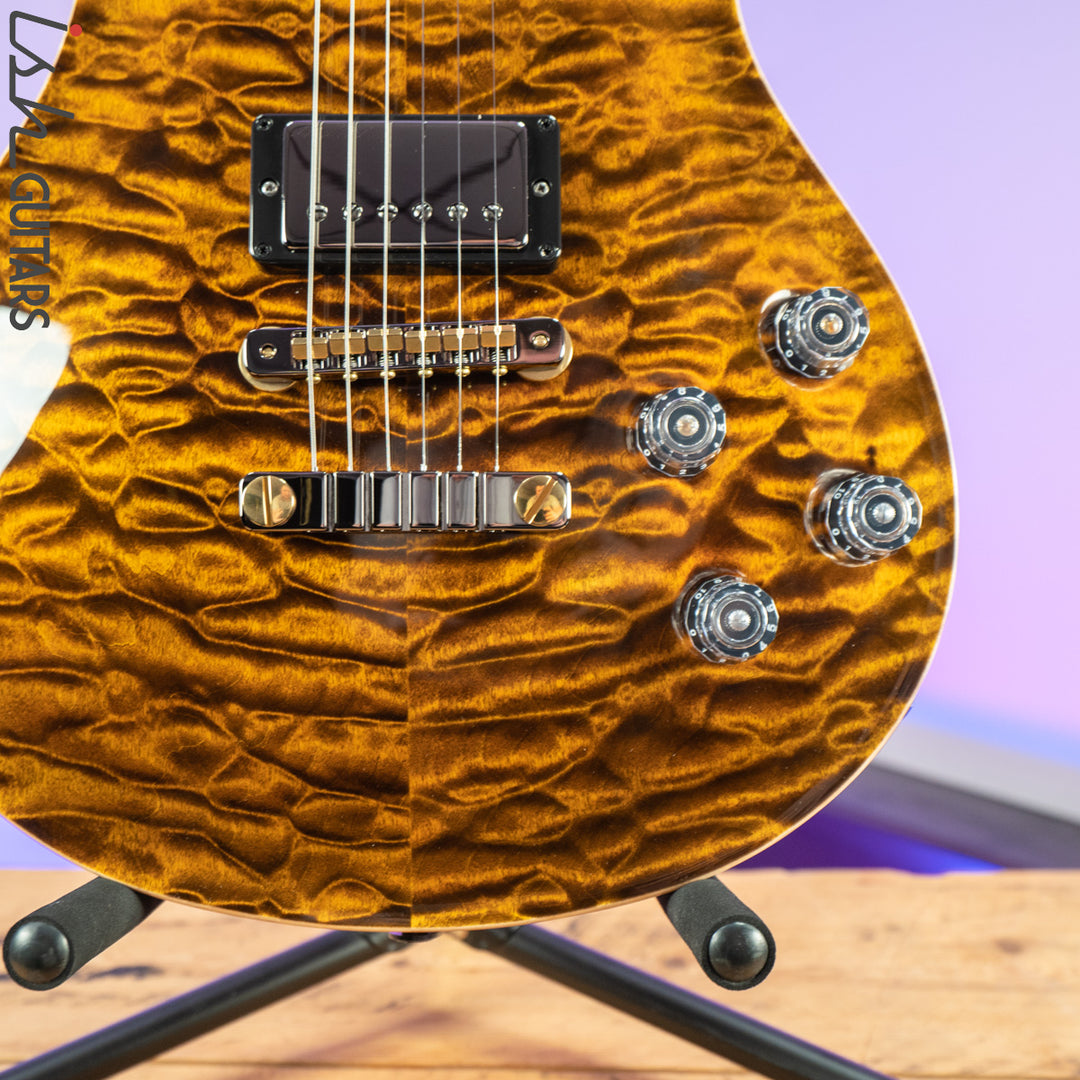 PRS McCarty 594 Wood Library Yellow Tiger 10 Top Quilt