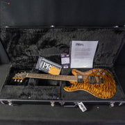 PRS McCarty 594 Wood Library Yellow Tiger 10 Top Quilt