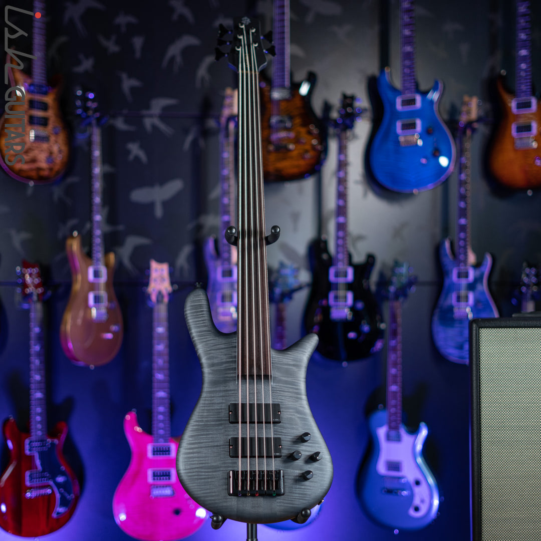 Spector Euro5 LX Fretless Trans Black Stain Matte