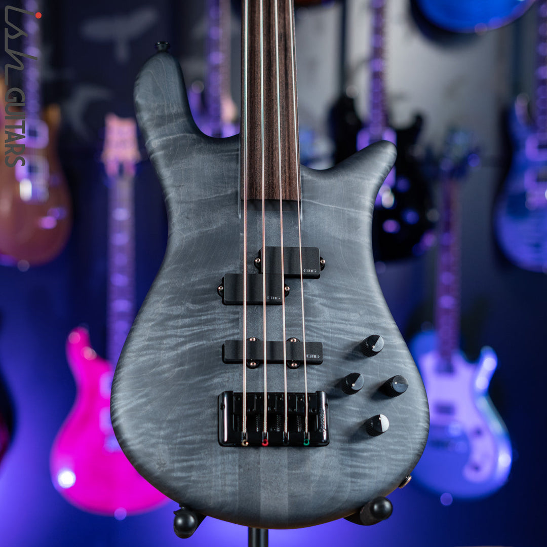 Spector Euro4 LX Fretless Trans Black Stain Matte