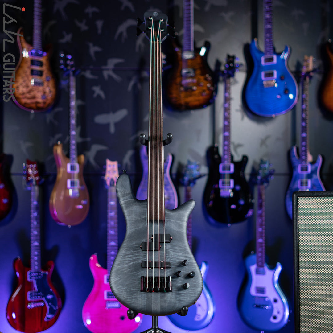 Spector Euro4 LX Fretless Trans Black Stain Matte