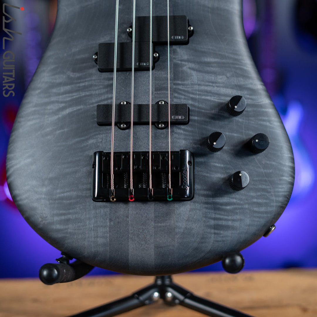 Spector Euro4 LX Fretless Trans Black Stain Matte