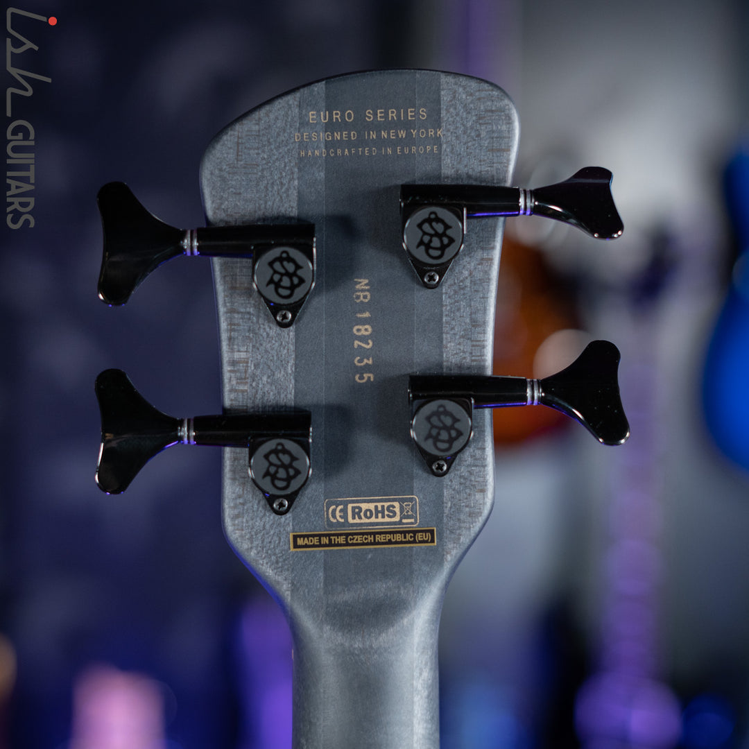 Spector Euro4 LX Fretless Trans Black Stain Matte