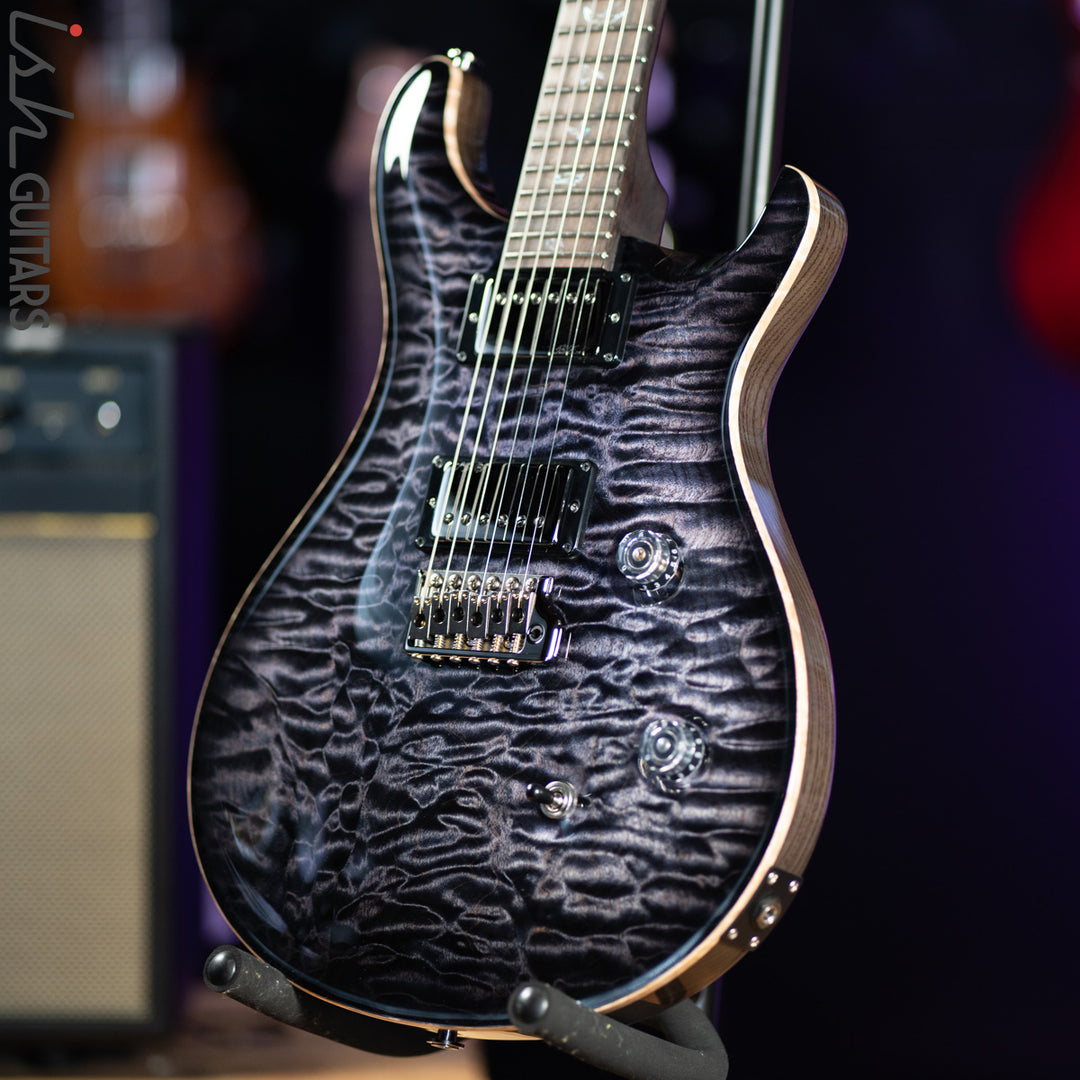 PRS Custom 24 Wood Library 1 Piece 10 Top Quilt Rosewood Neck Purple Mist