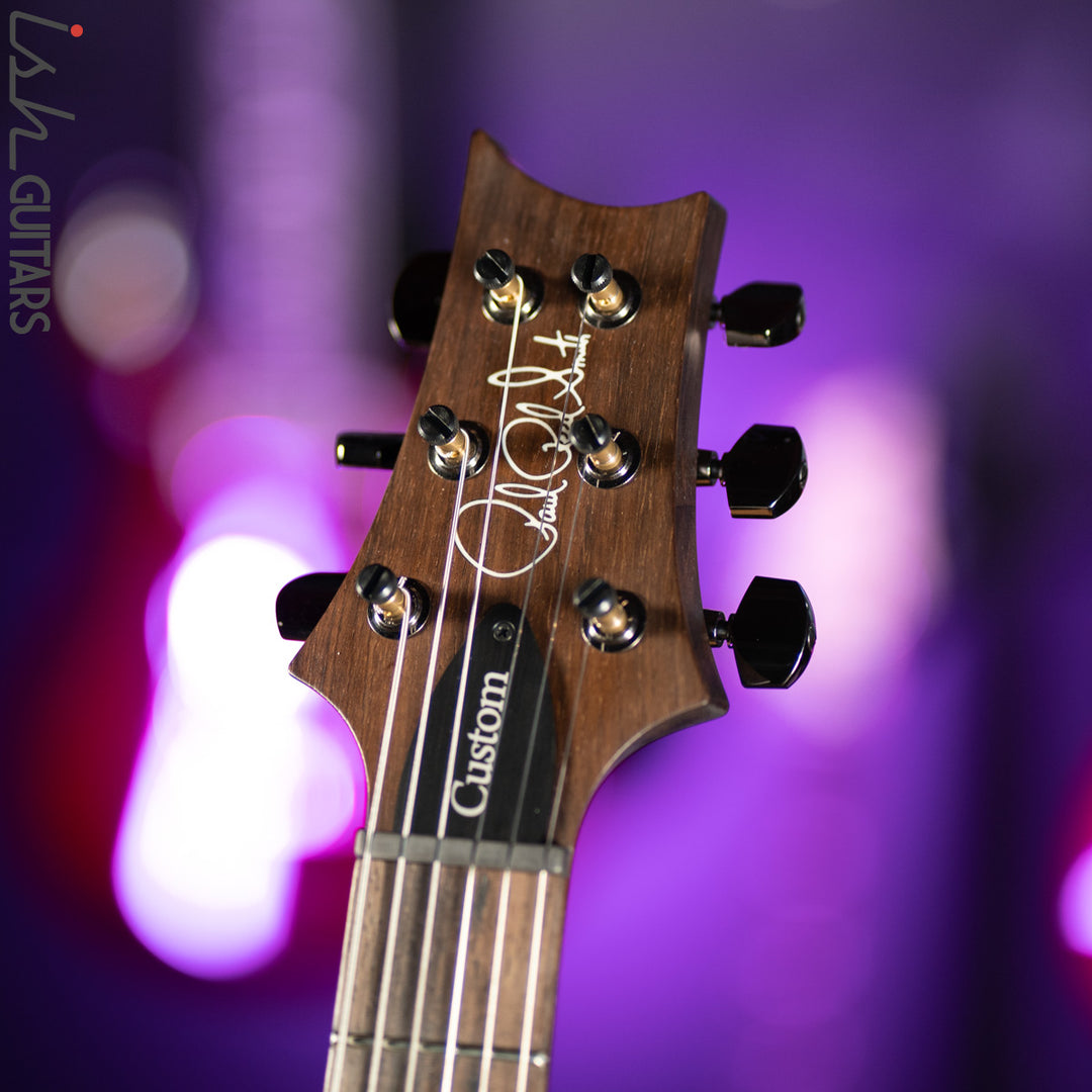 PRS Custom 24 Wood Library 1 Piece 10 Top Quilt Rosewood Neck Purple Mist