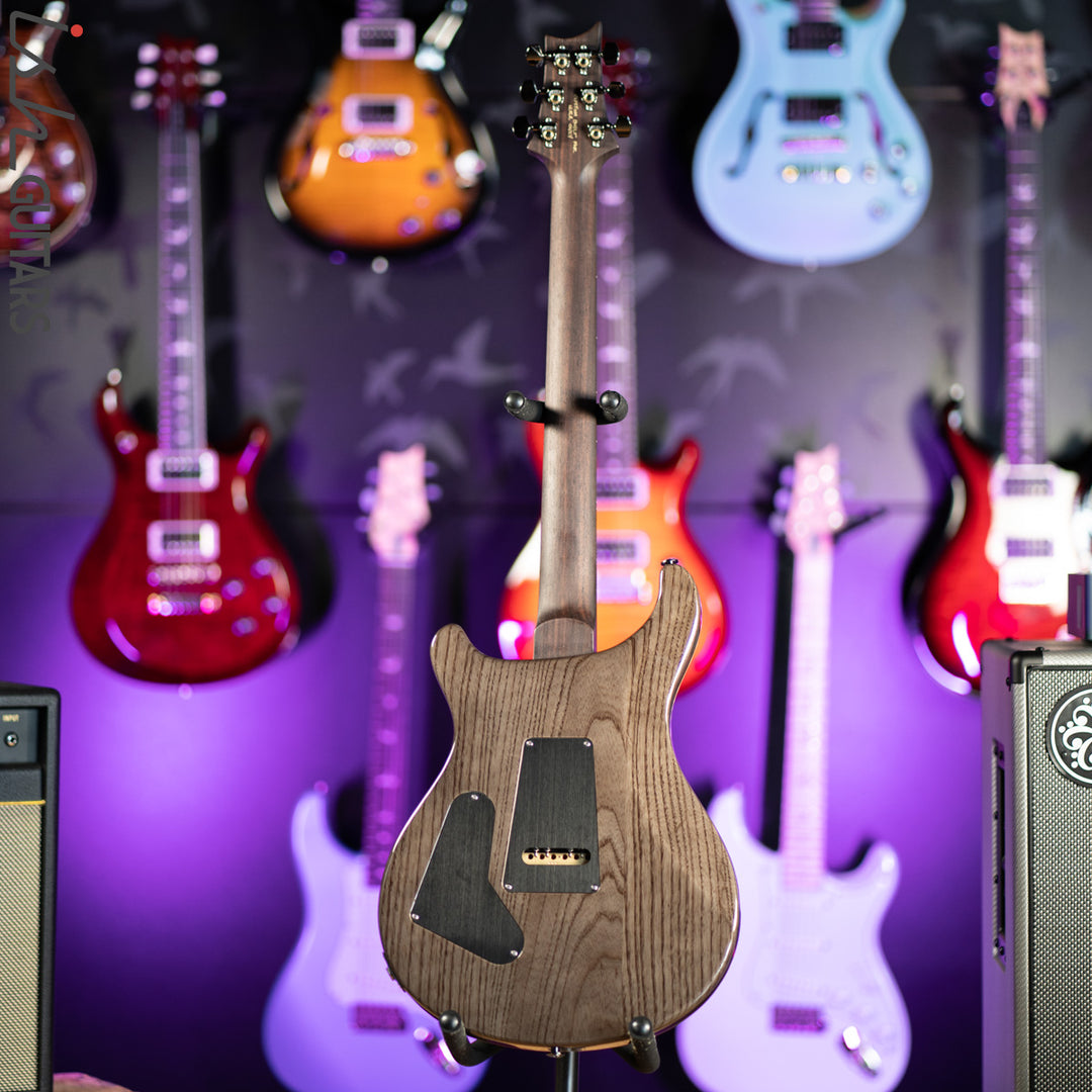 PRS Custom 24 Wood Library 1 Piece 10 Top Quilt Rosewood Neck Purple Mist