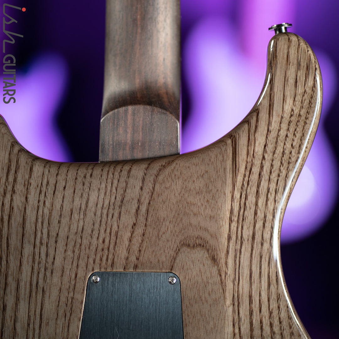 PRS Custom 24 Wood Library 1 Piece 10 Top Quilt Rosewood Neck Purple Mist