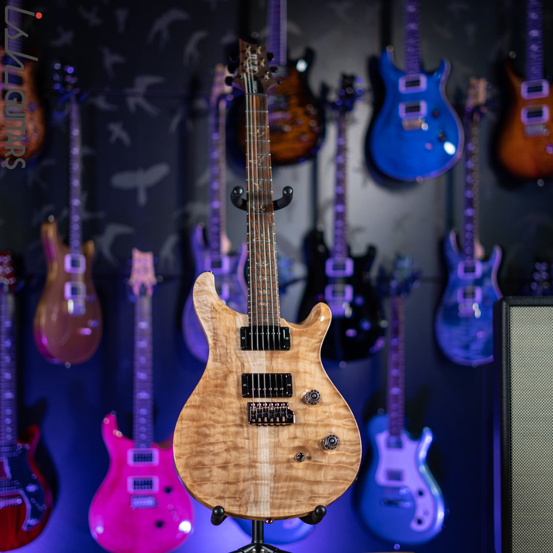 PRS Wood Library Custom 24 10 Top Quilt Torrefied Maple Neck Natural Gloss