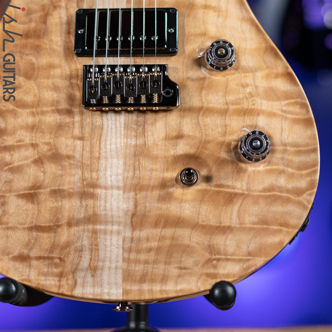 PRS Wood Library Custom 24 10 Top Quilt Torrefied Maple Neck Natural Gloss