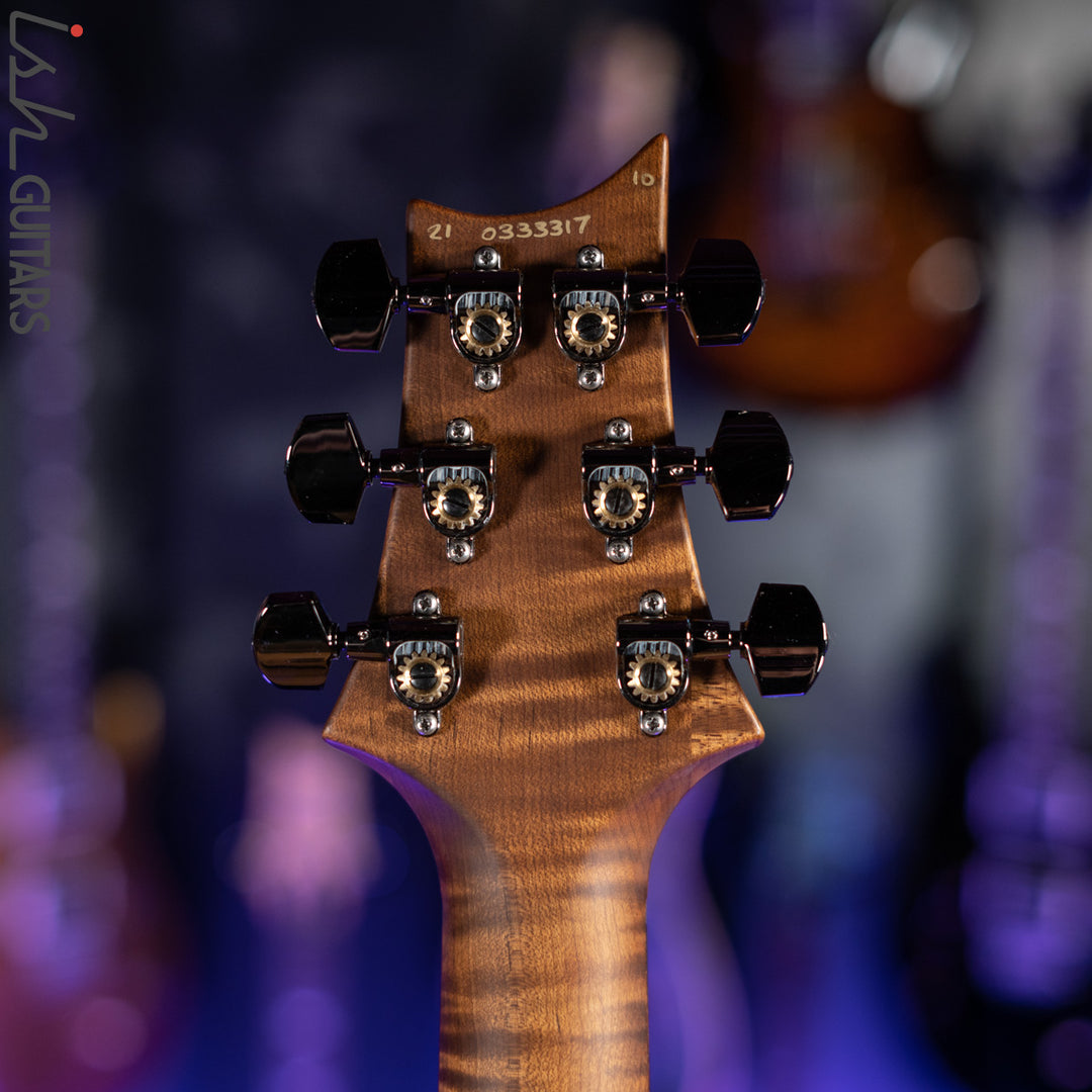 PRS Wood Library Custom 24 10 Top Quilt Torrefied Maple Neck Natural Gloss