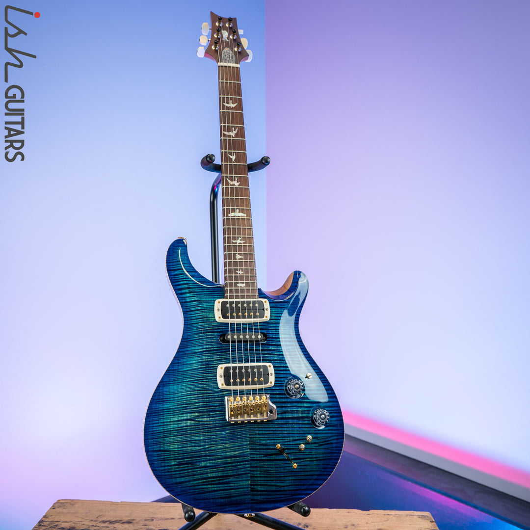 2020 Experience Paul Reed Smith PRS Modern Eagle V Custom Color River Blue Burst 10 Top