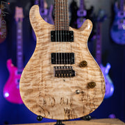 PRS Wood Library Custom 24 10 Top Quilt Torrefied Maple Neck Natural Gloss