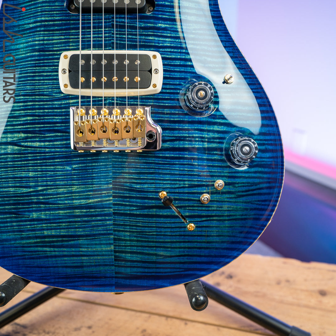 2020 Experience Paul Reed Smith PRS Modern Eagle V Custom Color River Blue Burst 10 Top