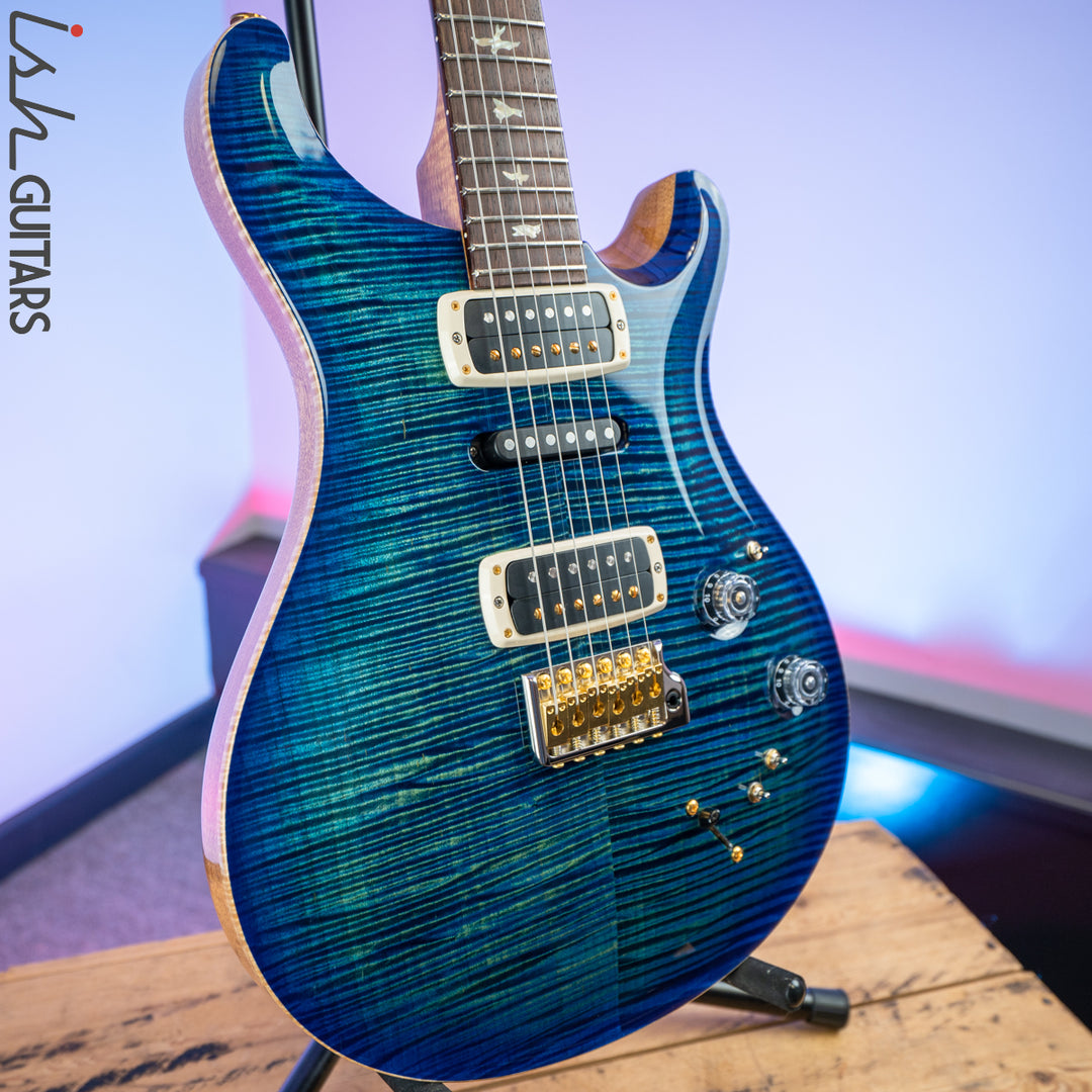 2020 Experience Paul Reed Smith PRS Modern Eagle V Custom Color River Blue Burst 10 Top
