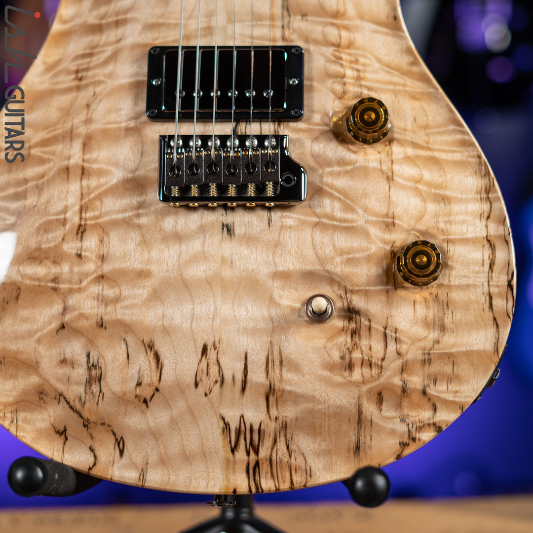 PRS Wood Library Custom 24 10 Top Quilt Torrefied Maple Neck Natural Gloss