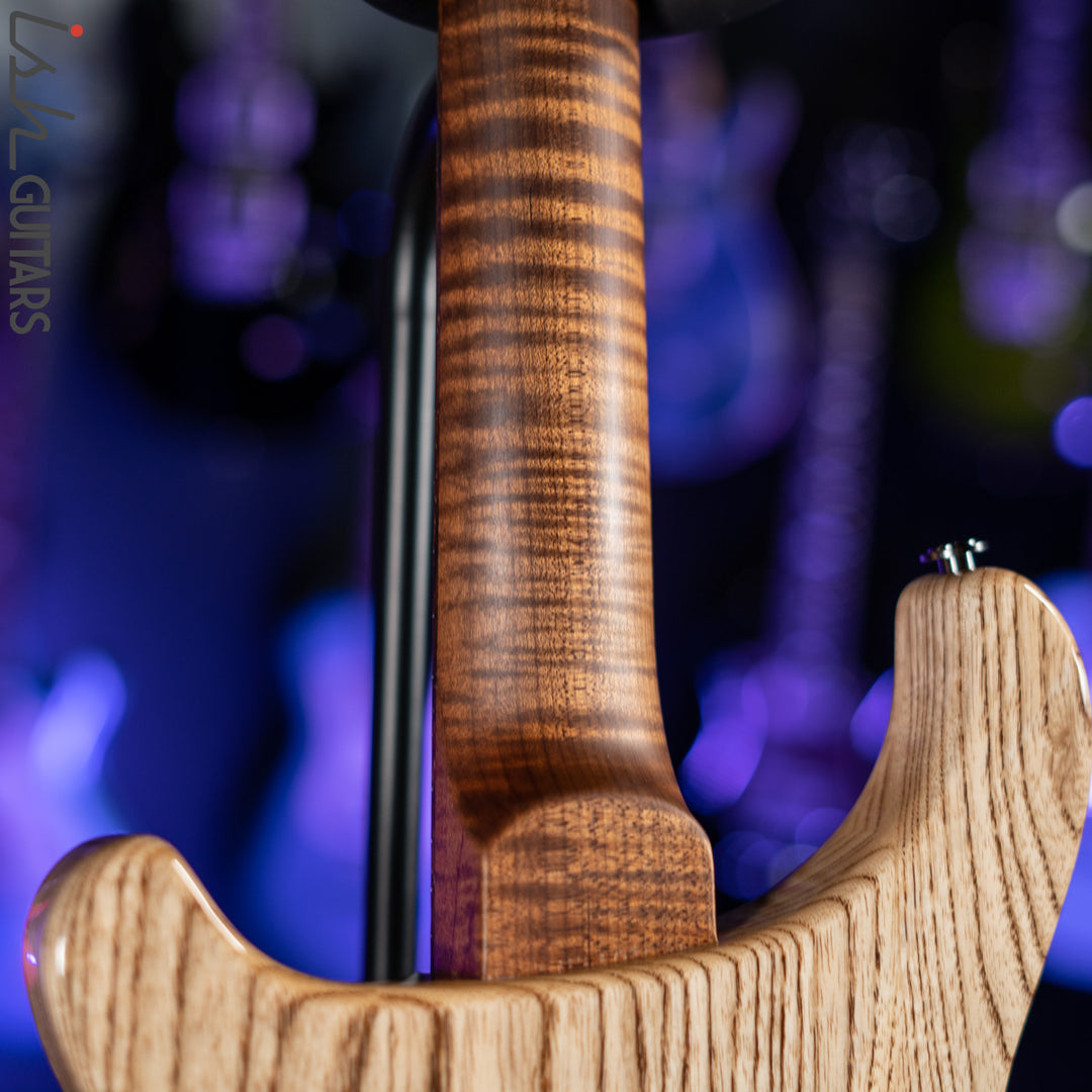 PRS Wood Library Custom 24 10 Top Quilt Torrefied Maple Neck Natural Gloss
