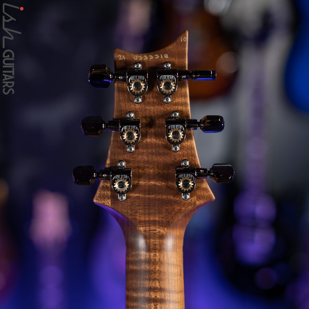 PRS Wood Library Custom 24 10 Top Quilt Torrefied Maple Neck Natural Gloss