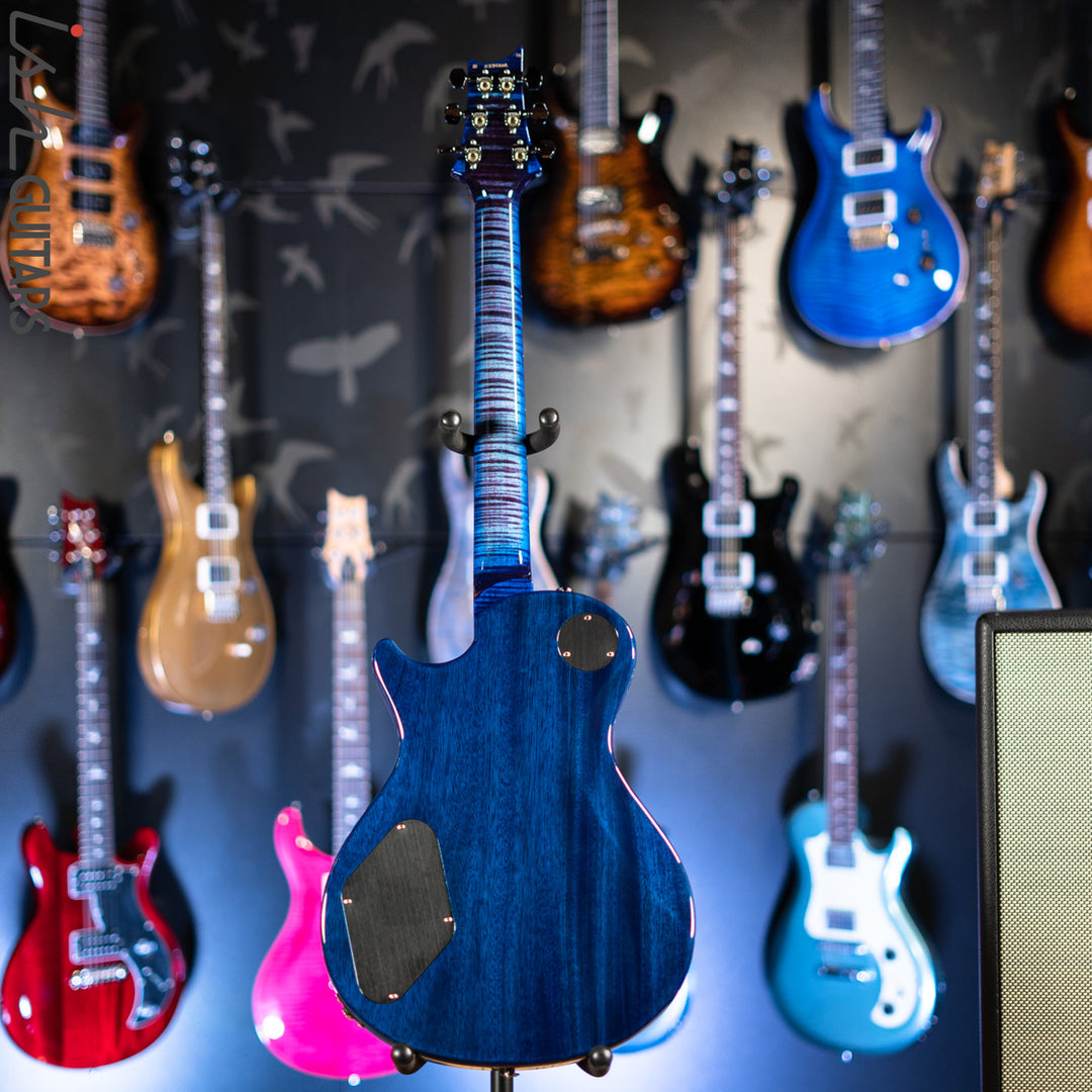 PRS Wood Library Tremonti Stoptail Violet Blue Burst 10 Top Quilt