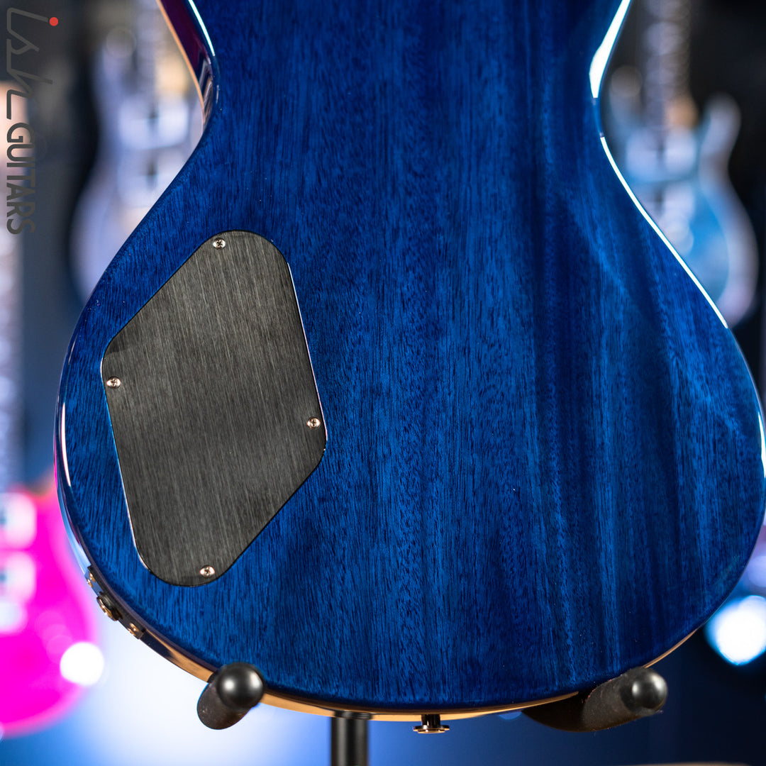 PRS Wood Library Tremonti Stoptail Violet Blue Burst 10 Top Quilt