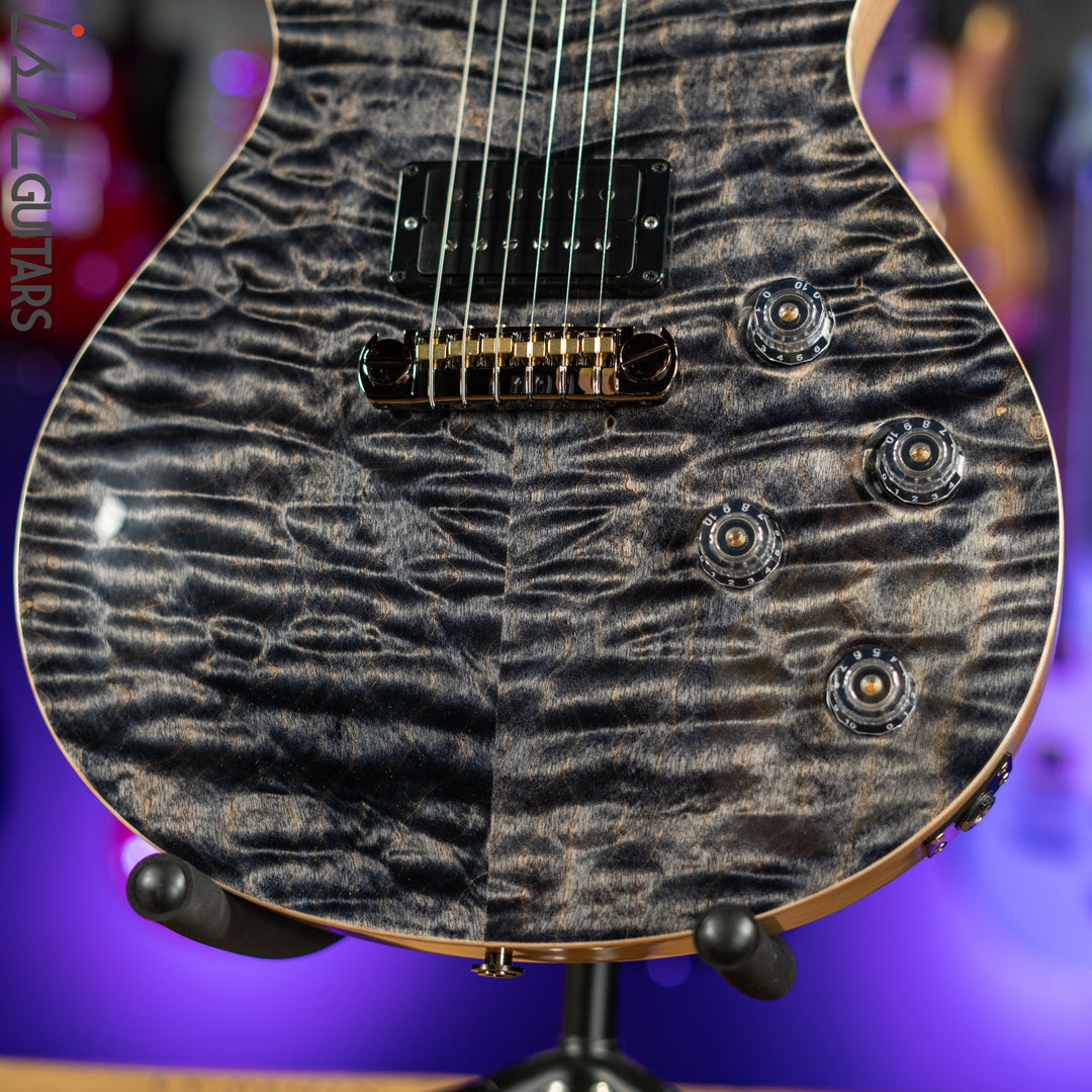 PRS Tremonti Stoptail Wood Library Charcoal Burst 10 Top Quilt