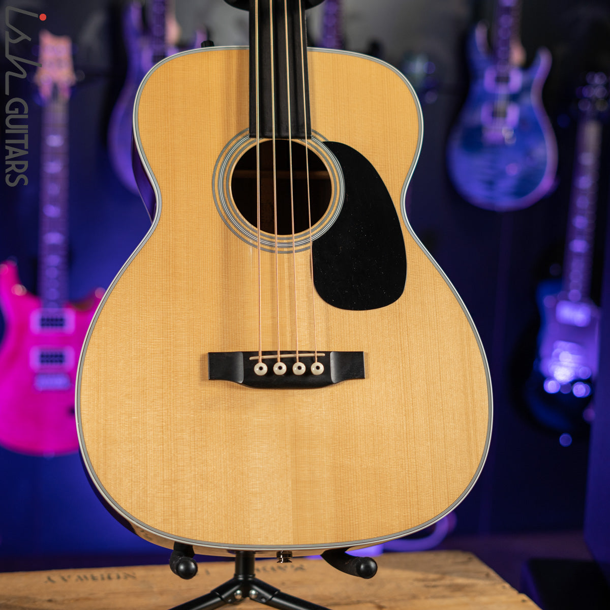 1991 Martin B40 Fretless Acoustic-Electric Bass – Ish Guitars
