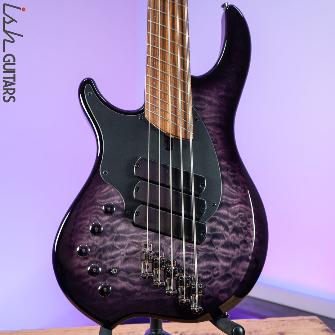 Dingwall 10th Anniversary Combustion 5-String 3 PUP Amethystburst Left Handed