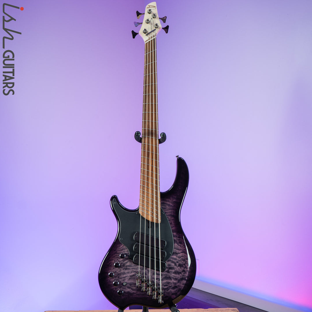 Dingwall 10th Anniversary Combustion 5-String 3 PUP Amethystburst Left Handed