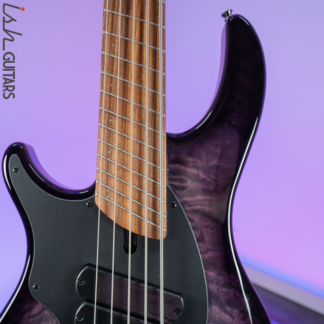 Dingwall 10th Anniversary Combustion 5-String 3 PUP Amethystburst Left Handed